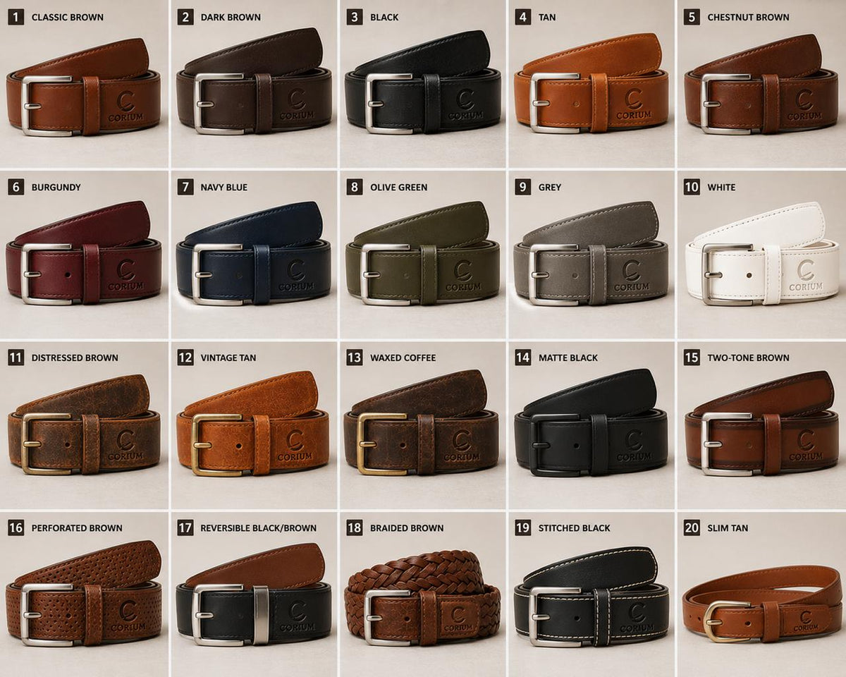 Corium Signature Classic Leather Belt