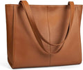 brown leather bag