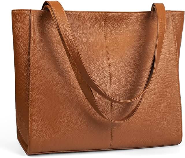 brown leather bag