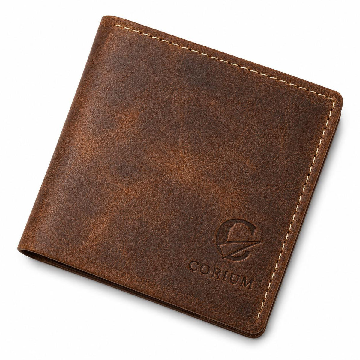 Brown leather wallet