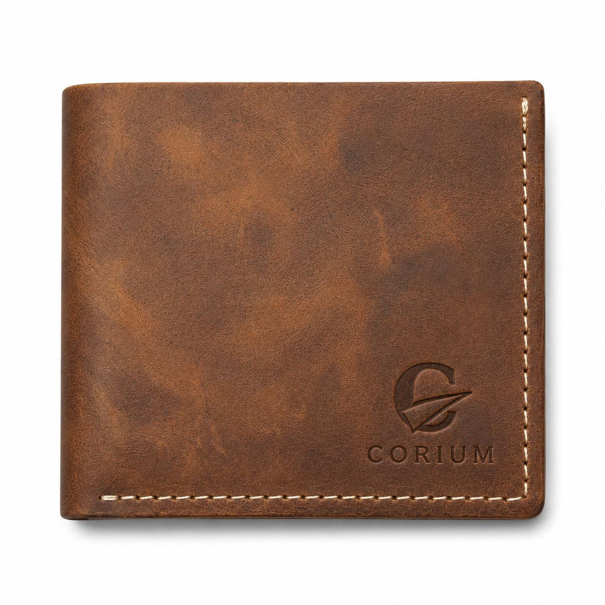 Brown leather wallet